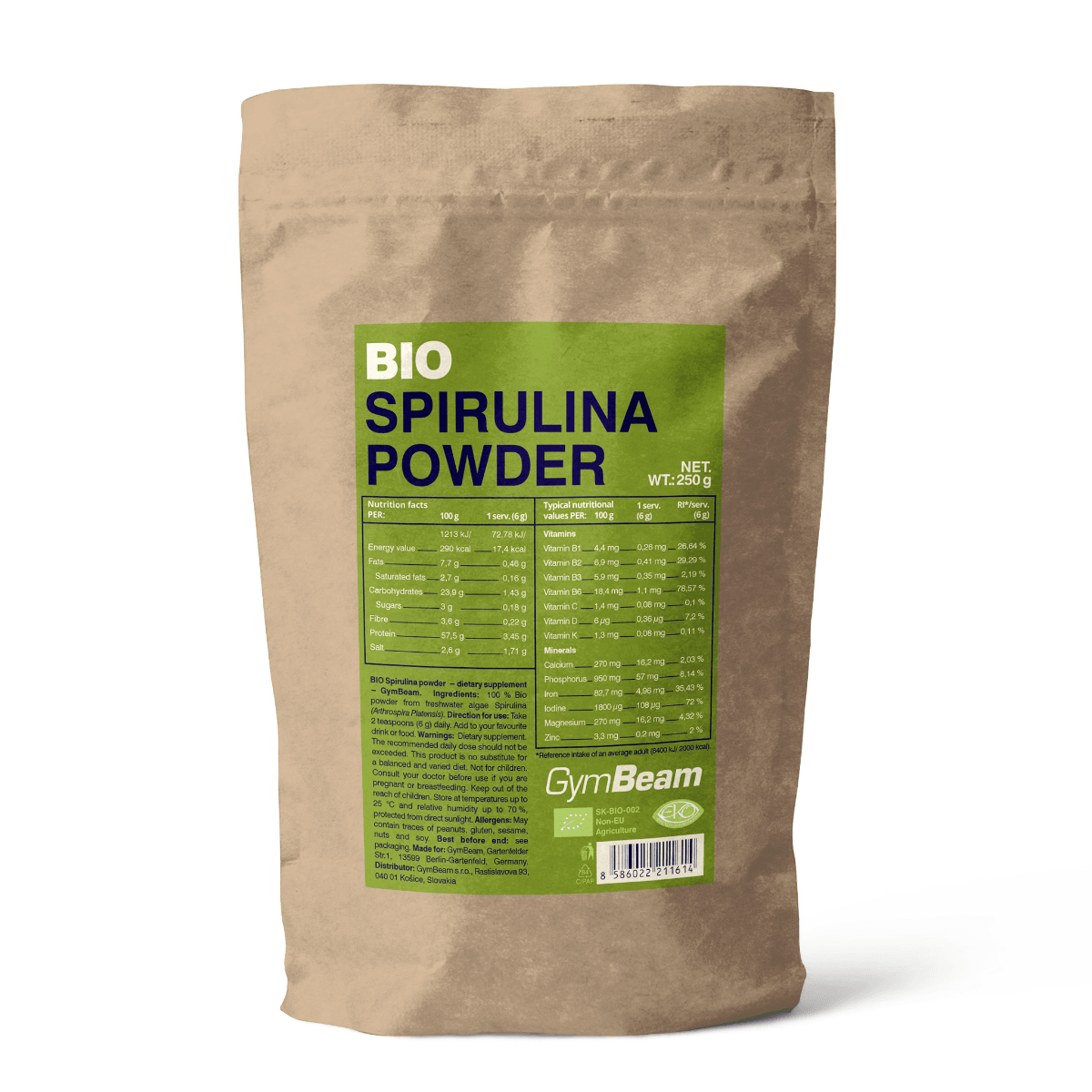 BIO Spirulina v prahu