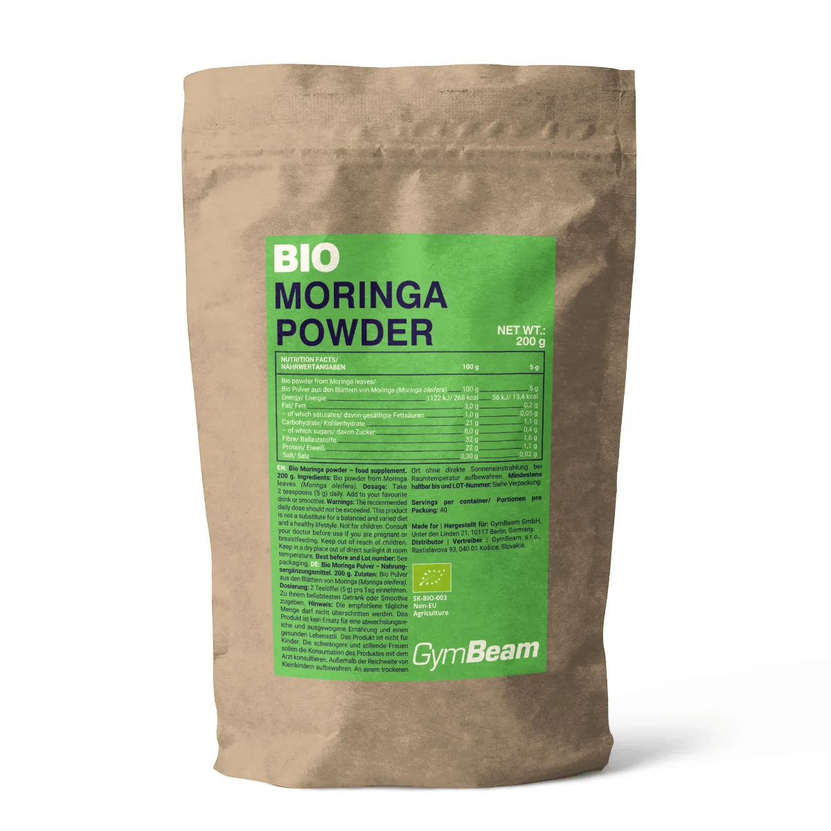 BIO Moringa v prahu - GymBeam