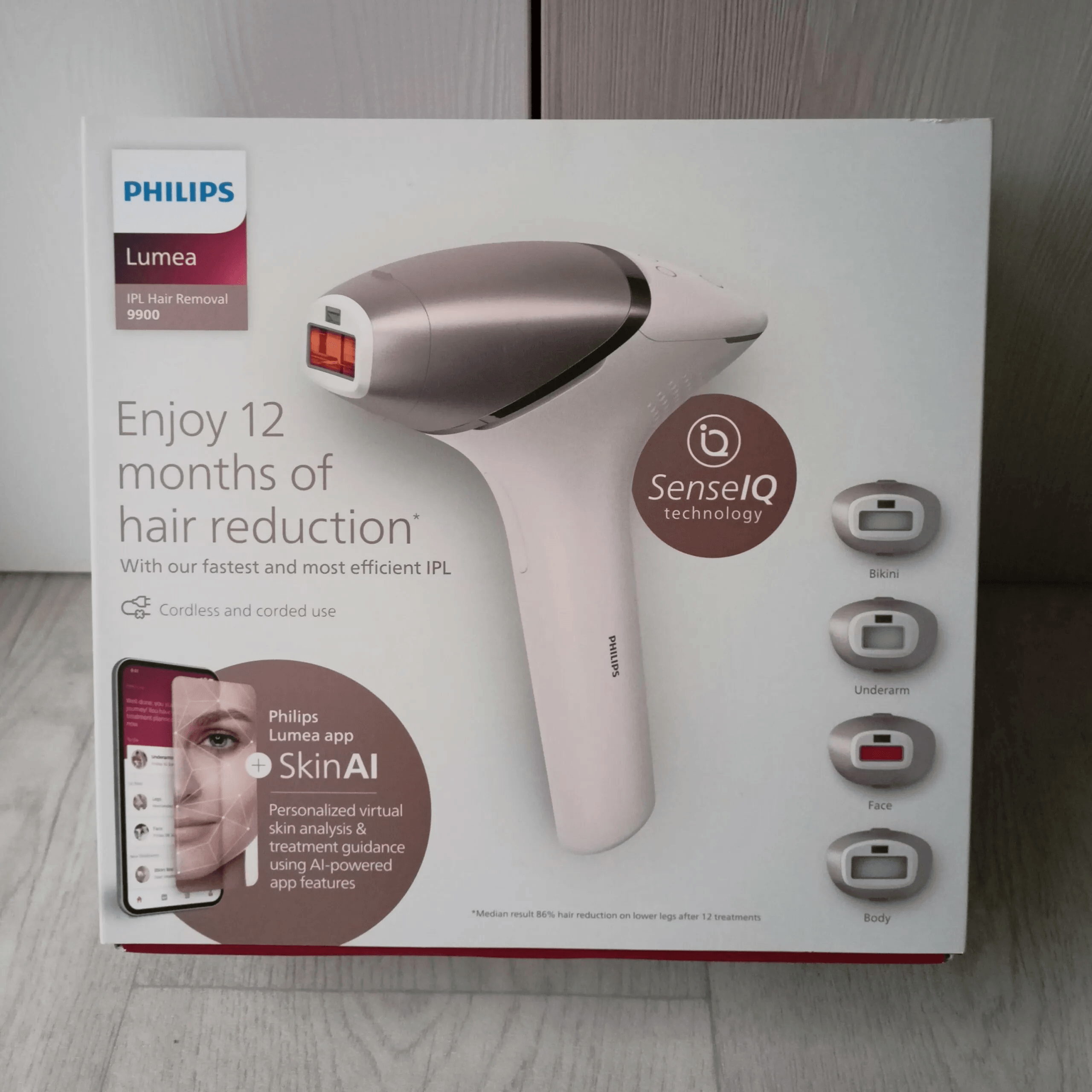 Recenzija epilatorja Philips Lumea IPL 9900 Series