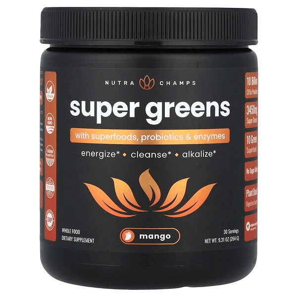 Super Greens With Superfoods, Probiotics & Enzymes
