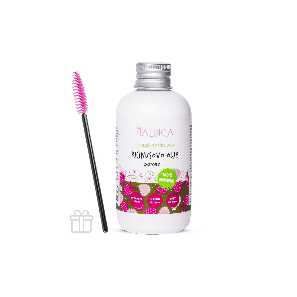 Malinca Ricinusovo olje bio 100ml
