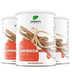 Nature’s Finest Ašvaganda v prahu Bio paket