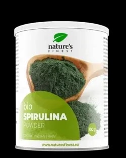 Nature's Finest Spirulina v prahu Bio 100g