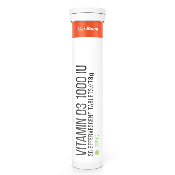 Šumeče tablete vitamin D3 1000 IU - GymBeam