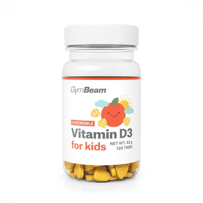 GymBeam Žvečljivi vitamin D3 za otroke