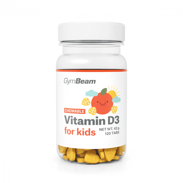 GymBeam Žvečljivi vitamin D3 za otroke: Product review